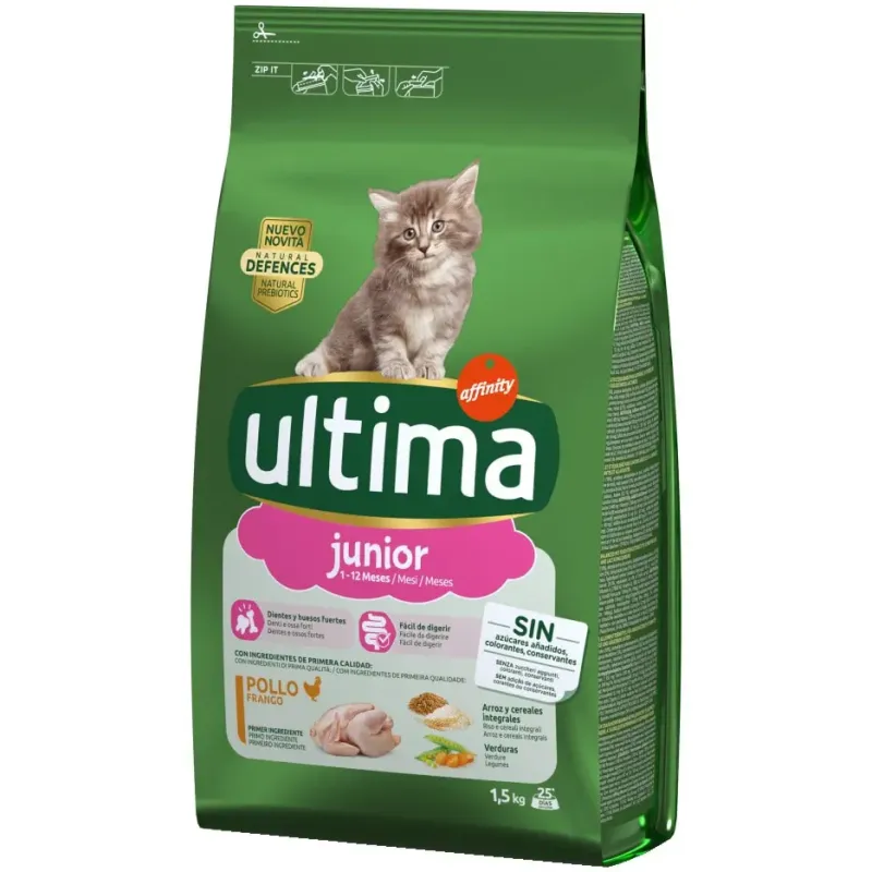 Imagine pentru Hrana uscata pentru pisici Ultima Junior, 1.5kg