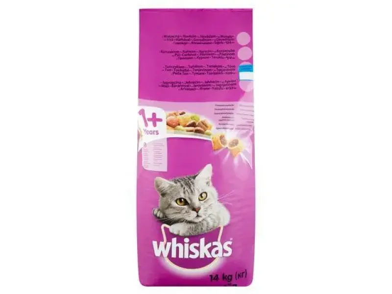 Imagine pentru Whiskas hrana uscata cu ton pentru pisici adulte 14kg