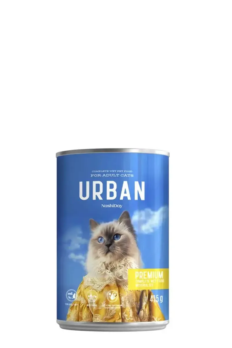 Imagine pentru Hrana Umeda Pisici Urban Premium Pasare 415 G