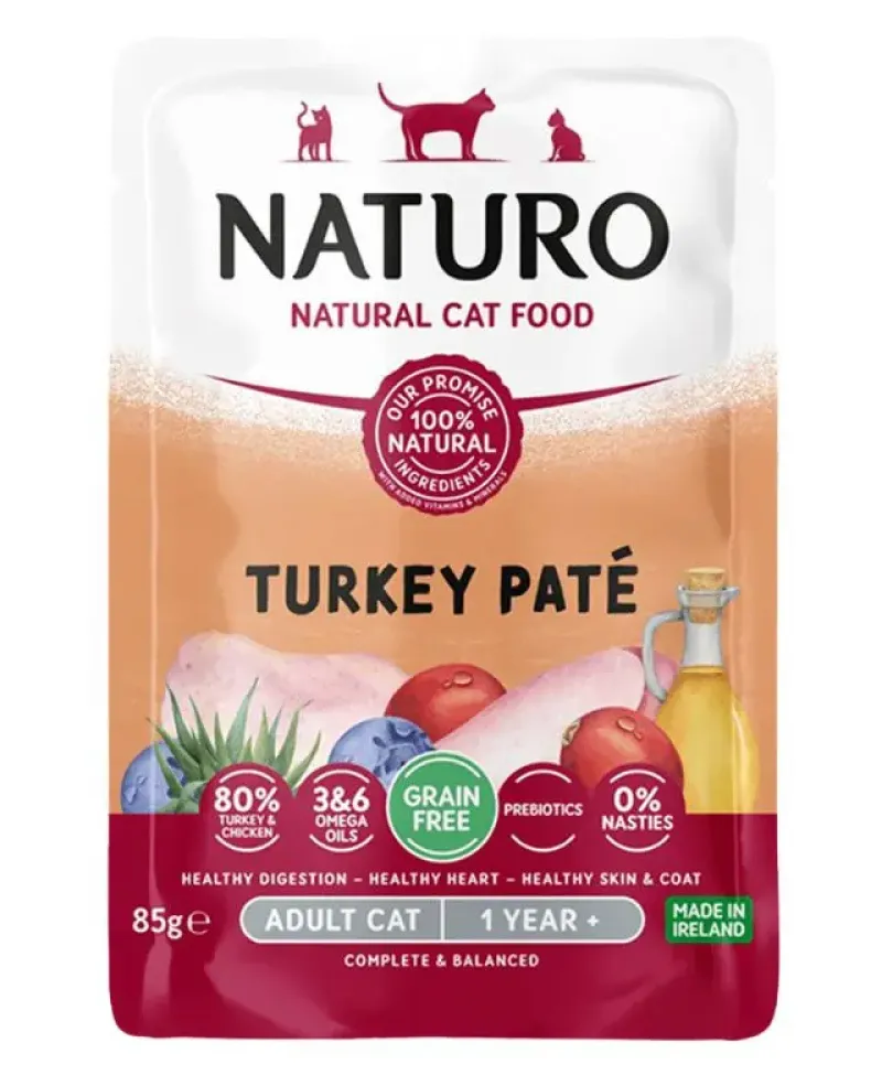 Imagine pentru Hrana umeda pisici pate de curcan, 85g