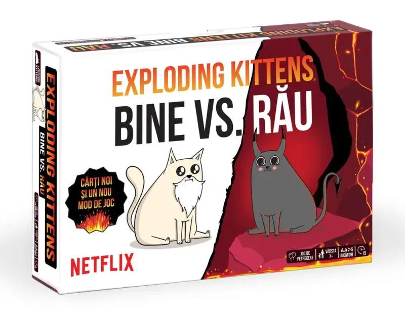 Imagine pentru Joc de societate Board Games Exploding Kittens Bine vs. Rau