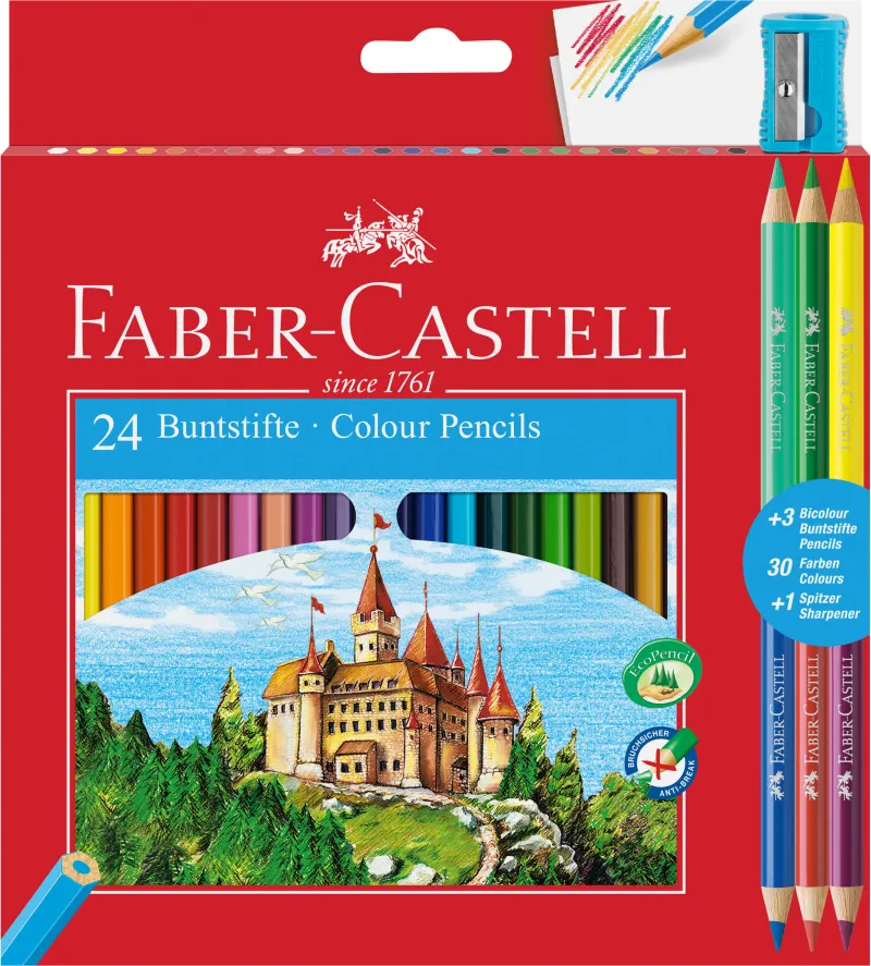 Imagine pentru Creioane colorate eco, 27 bucăți/set, Faber-Castell