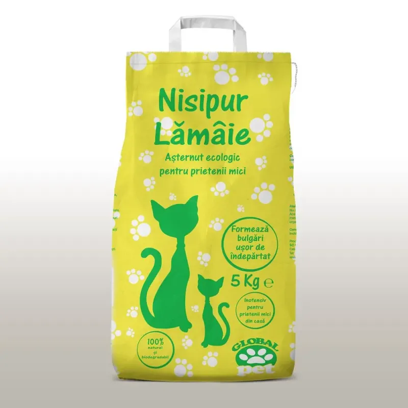 Imagine pentru Asternut pentru pisici Nisipur, lamaie, 5 kg