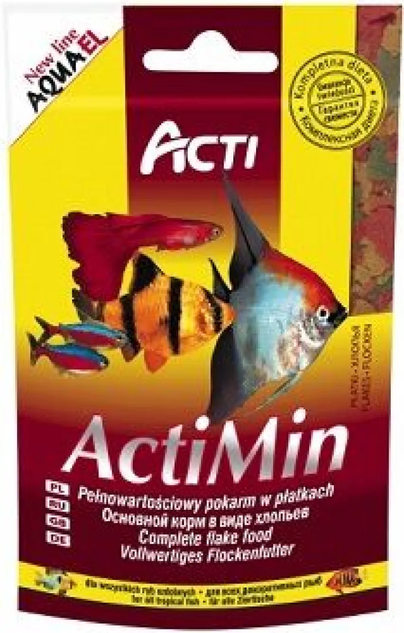Imagine pentru Hrana pentru pesti Aquael Actimin, 10g