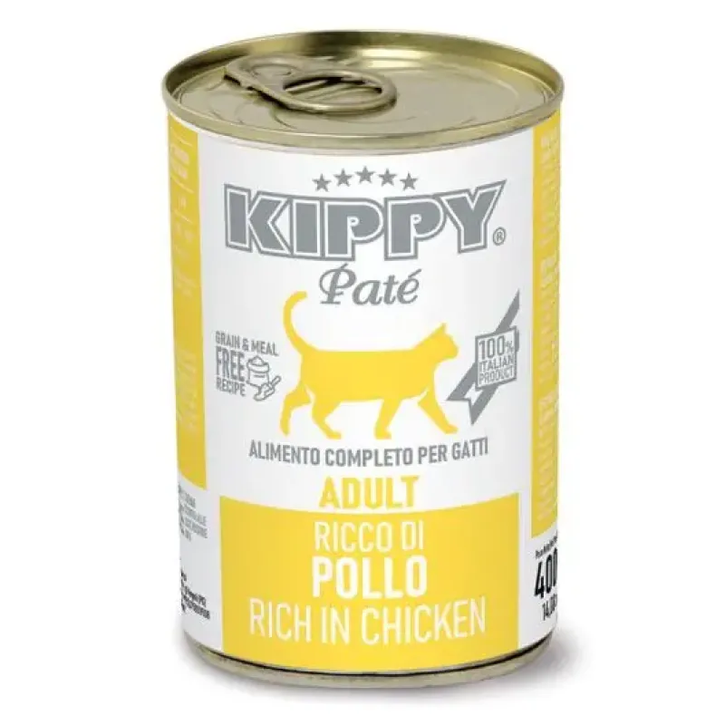 Imagine pentru Hrana umeda pentru pisici adulte Kippy, cu pui, 400g