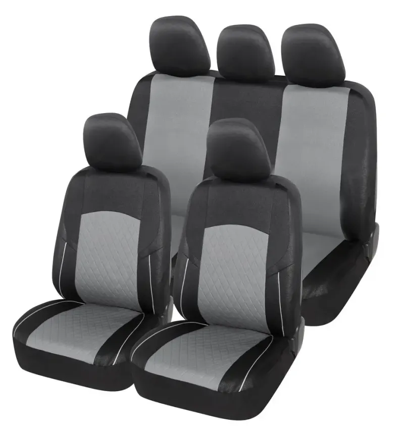 Imagine pentru Set huse auto Customagic Corfu, Negru/Gri