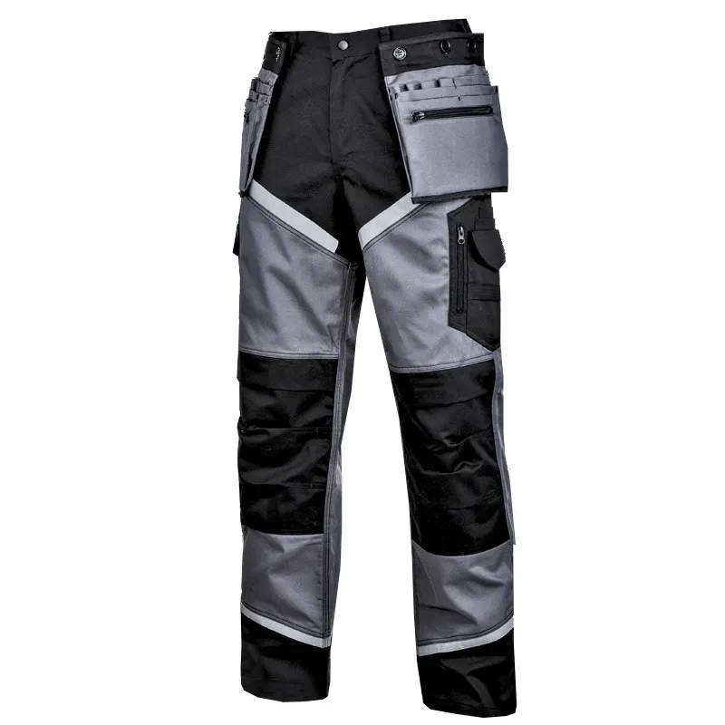 Imagine pentru Pantalon lucru gros Premium Lahti.Pro, marimea S/H-164, Negru/Gri