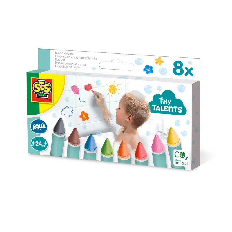 Imagine pentru Jucărie de baie creioane, 8 bucăți, Ses Creative