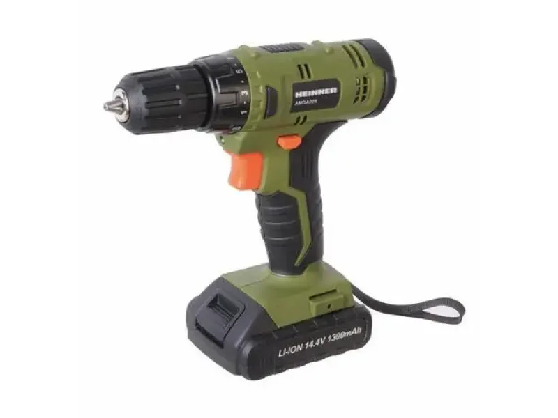 Imagine pentru Masina de gaurit cu acumulator Li-Ion Heinner, 18 V, Multicolor