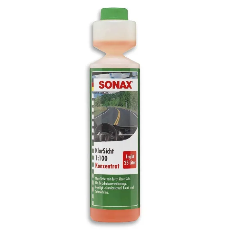 Imagine pentru Lichid de parbriz vara concentrat 1:100 fresh Sonax, 250 ml