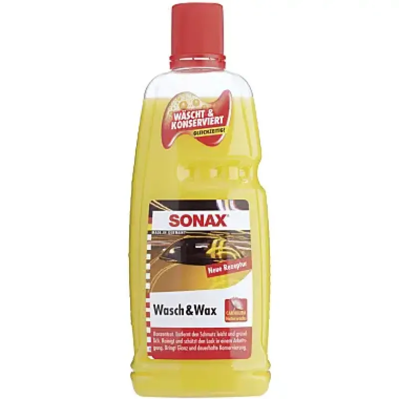 Imagine pentru Sampon auto cu ceara Sonax Wasch & Wax, 1 L