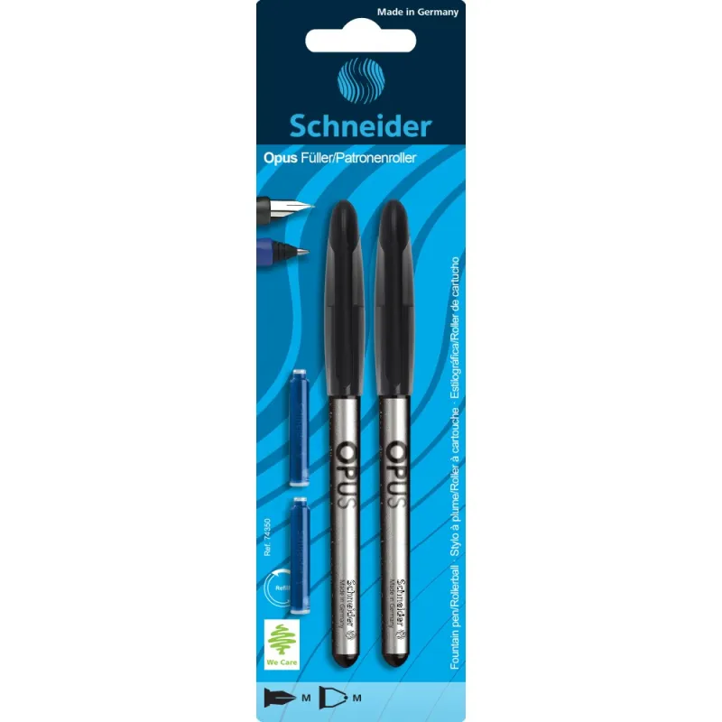 Imagine pentru Set stilou + roller + 2 rezerve, Schneider