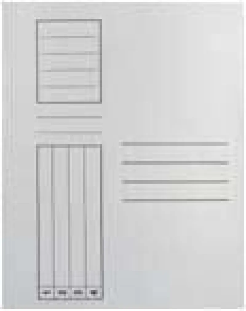Imagine pentru Dosar Standard alb cu sina A4 carton 10 buc