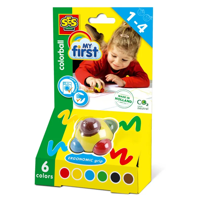 Imagine pentru My First - Creioane Cerate Sub Forma De Colorball