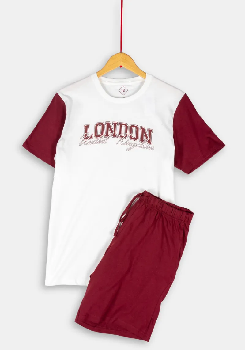 Imaginea numarul 7 reprezentatand Pijama TEX barbati, marimi S/XXXL, culoare bleumarin