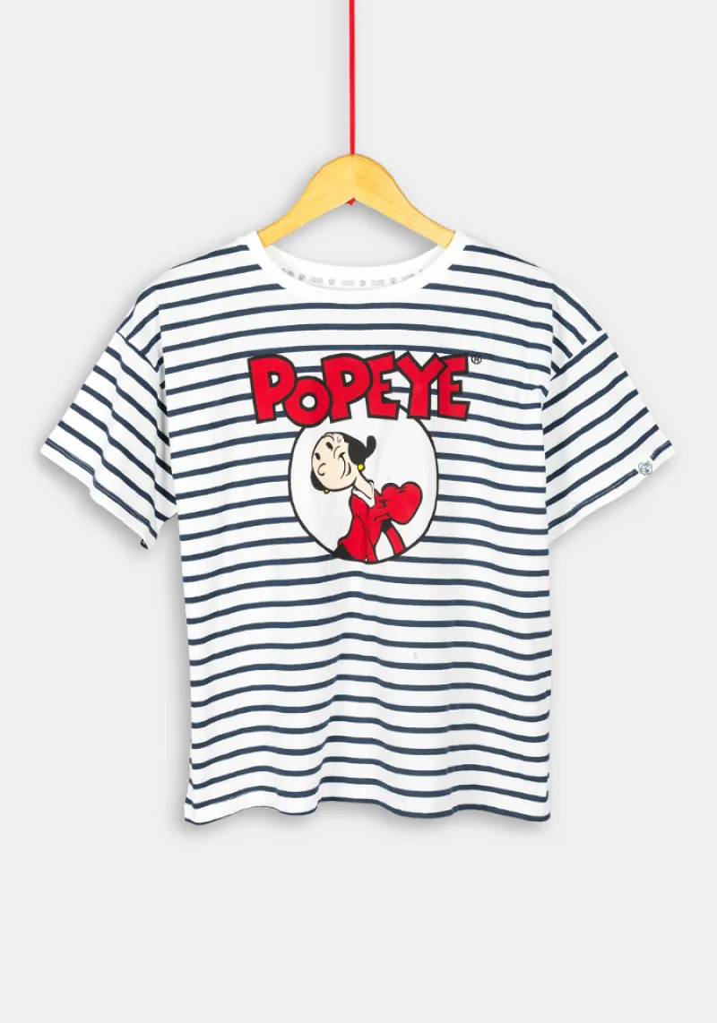 Imaginea numarul 2 reprezentatand Tricou POPEYE dama, marimi XS/XXXL, culoare bleumarin