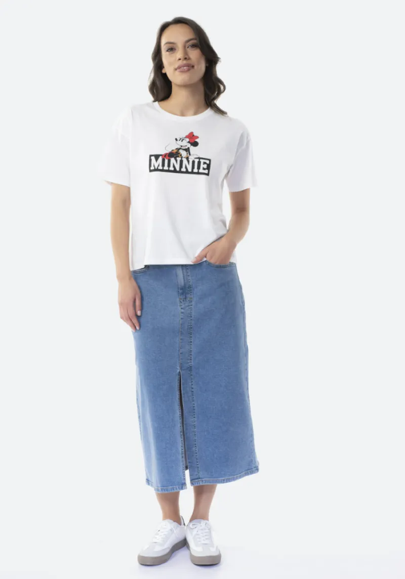 Imaginea numarul 3 reprezentatand Tricou Disney dama, marimi XS/XXXL, culoare ecru
