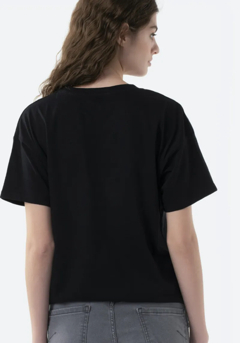 Imaginea numarul 4 reprezentatand Tricou Disney dama, marimi XS/XXXL, culoare negru