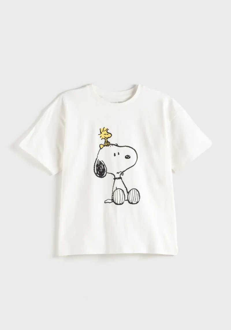 Imaginea numarul 6 reprezentatand Tricou dama, marimi XS/XXXL, culoare ecru