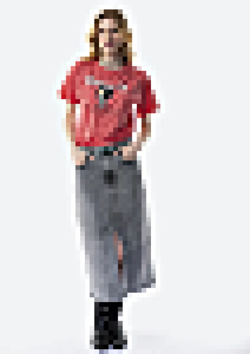 Imaginea numarul 7 reprezentatand Tricou MAFALDA dama, marimi XS/XXXL, culoare rosu