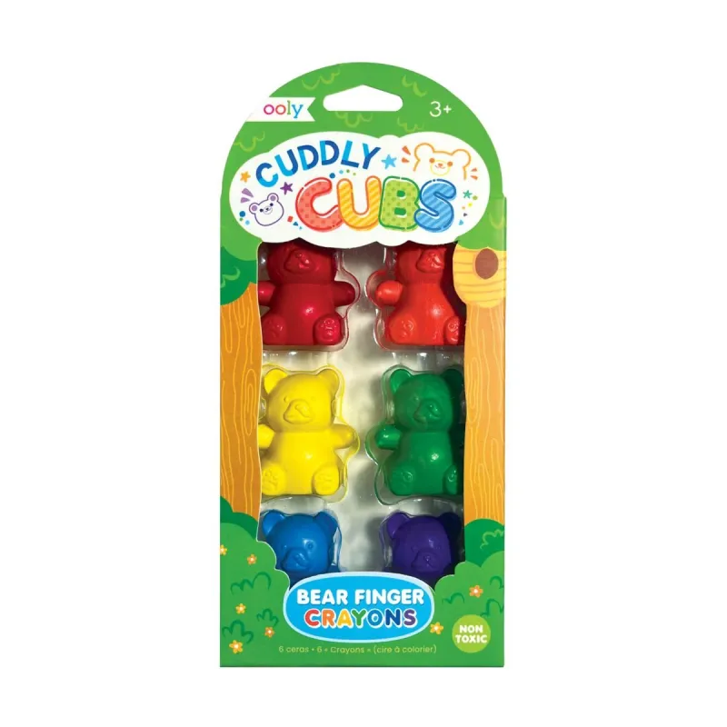Imagine pentru Creioane Pentru Degete Cuddly Cubs Bear - Set De 6