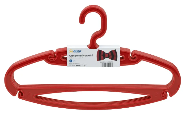 Imagine pentru Set 5 umerase universale, 40.5x24.5 cm, Rosu