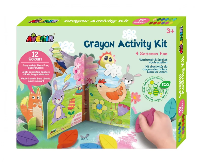Imagine pentru Kit De Activitati Cu Creioane Colorate - Distractie In 4 Anotimpuri