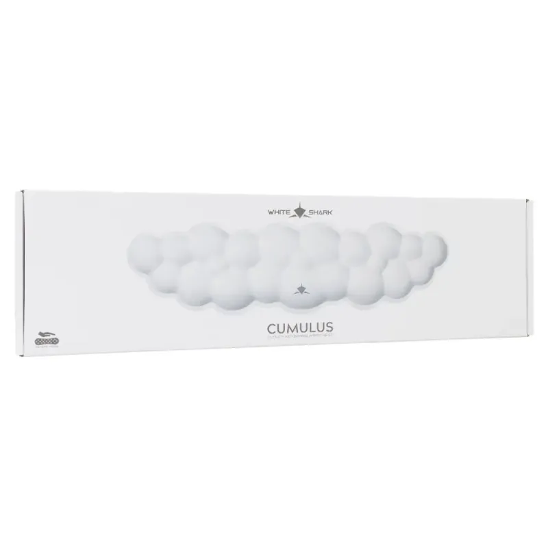 Imagine pentru Palmrest White Shark KP-011, Alb