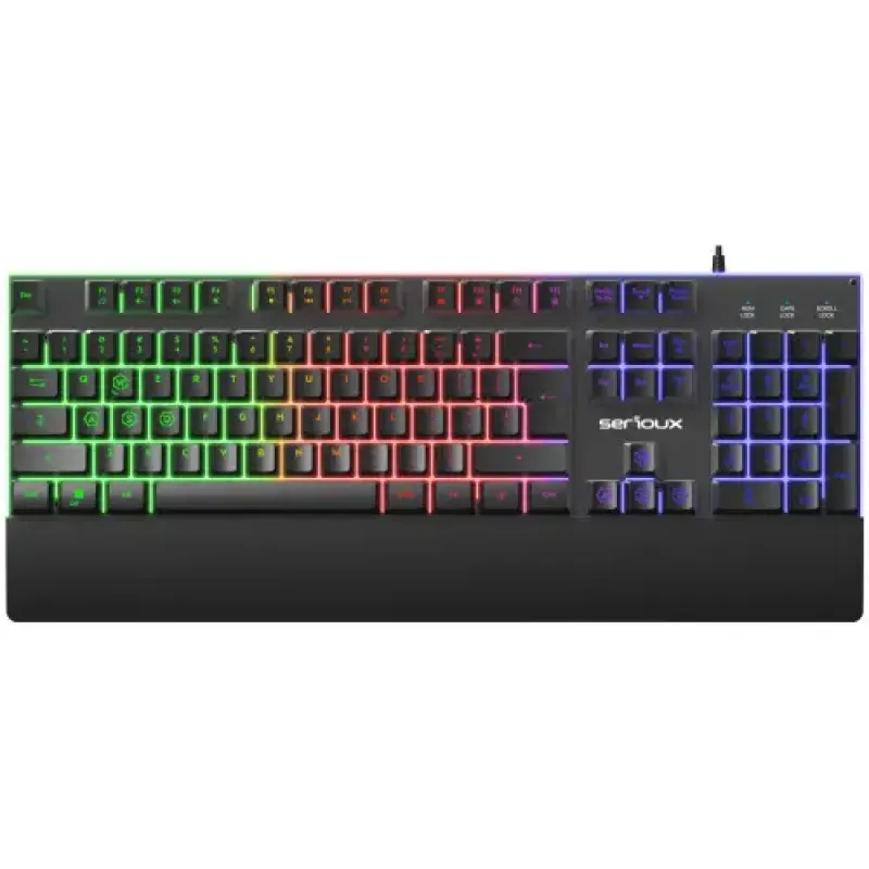 Imagine pentru Tastatura Serioux Nexor, RGB LED, USB, Negru