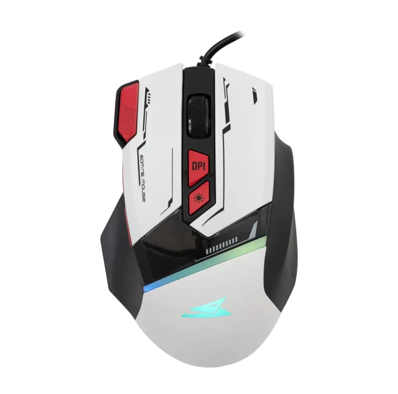 Imagine pentru Mouse Baracuda Manta, Alb