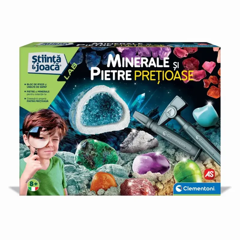 Imagine pentru Joc educativ Clementoni Stiinta si joaca Minerale si pietre pretioase