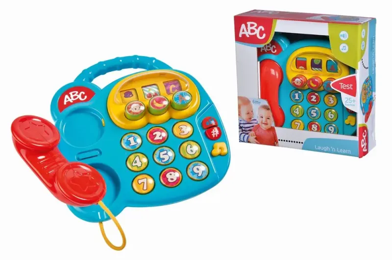 Imagine pentru Jucarie pentru bebelusi Telefon Simba ABC Laugh'n Learn, Multicolor