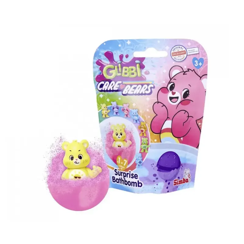Imagine pentru Bomba de baie cu jucarie surpriza Glibbi Care Bears, 7 modele, Multicolor