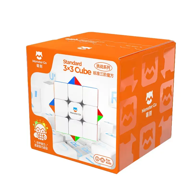 Imagine pentru Cub magic MonsterGo Gan, plastic/ABS, 3x3, 56x56x56 mm, Multicolor