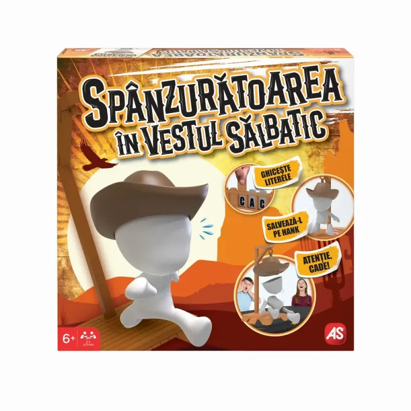 Imagine pentru Joc de societate AS Games Spanzuratoarea in Vestul Salbatic