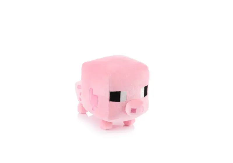 Imagine pentru Jucarie plus Minecraft, model Purcel, 16 cm, Roz
