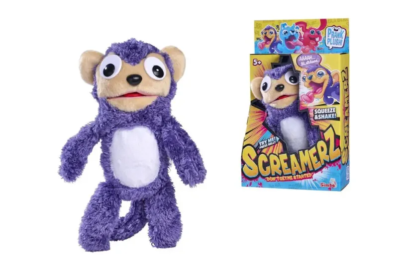 Imagine pentru Maimutica de plus Simba Screamers, 30 cm, Multicolor