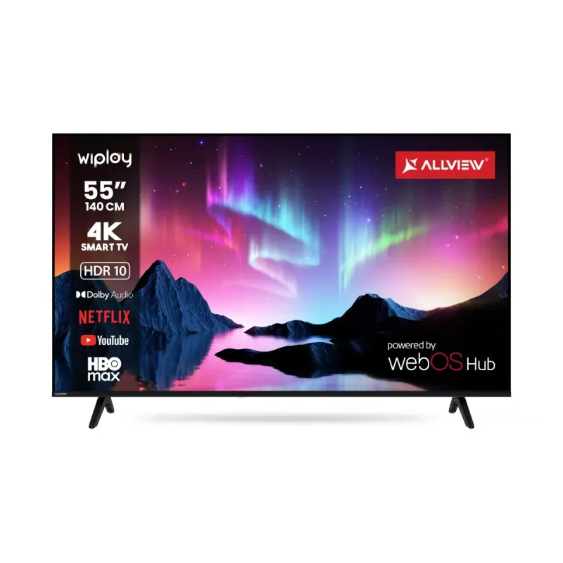 Imaginea numarul 2 reprezentatand Televizor DLED 55WIPLAY6301-U, 140 cm, 4K Ultra HD, Clasa E, Allview