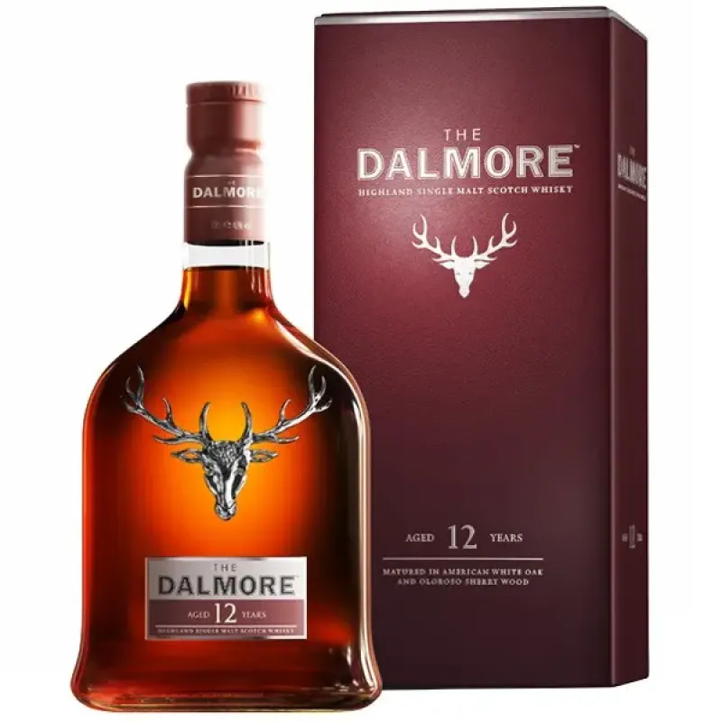 Imagine pentru Whisky Dalmore 12 Ani 0.7L
