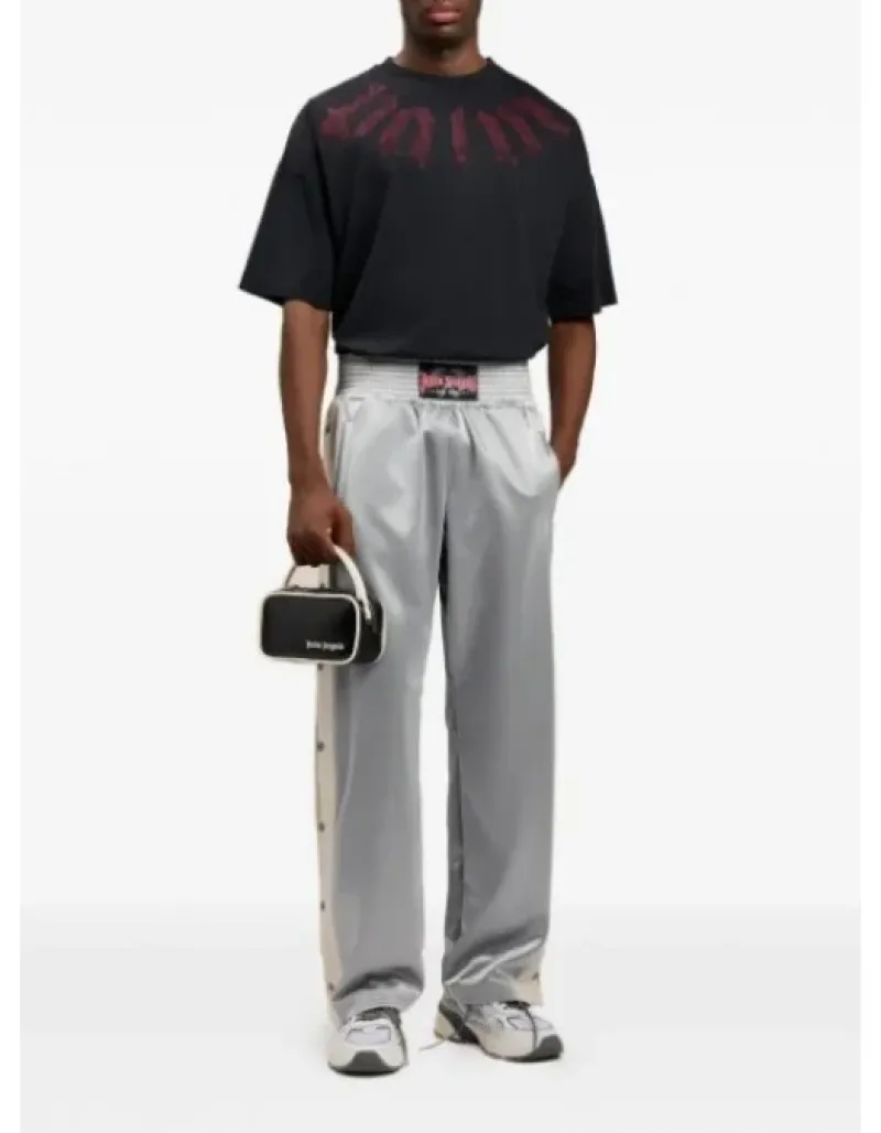 Imaginea numarul 2 reprezentatand Tricou cu logo oversized, culoare negru, Palm Angels