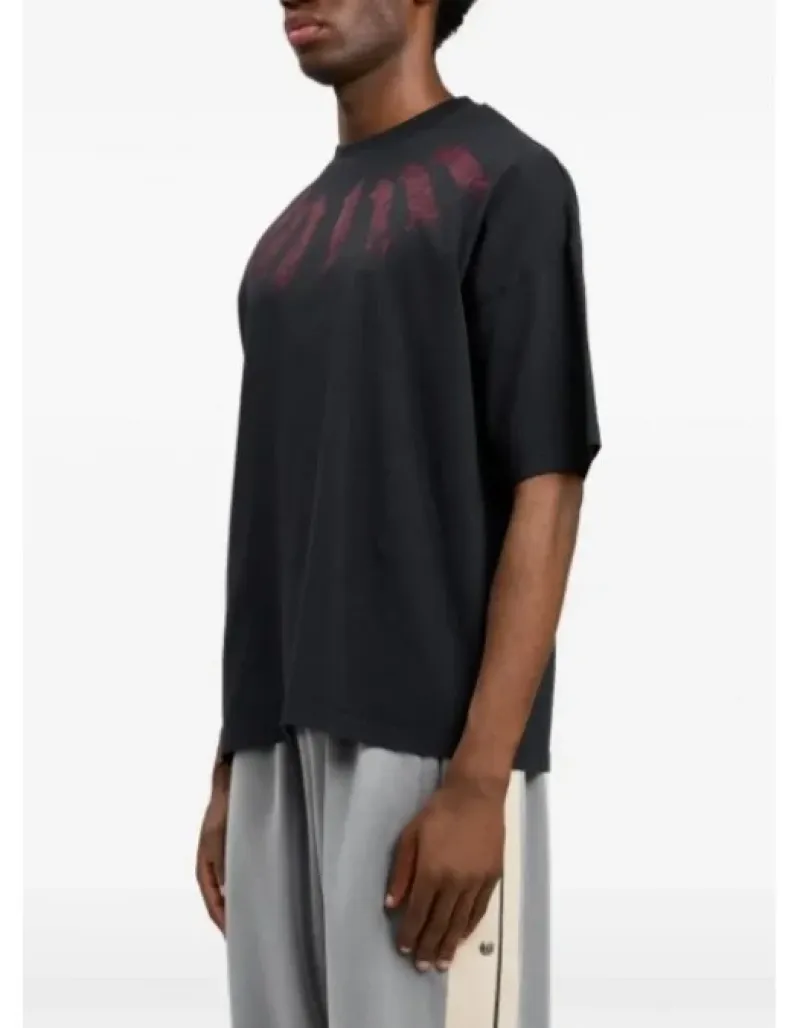 Imaginea numarul 4 reprezentatand Tricou cu logo oversized, culoare negru, Palm Angels