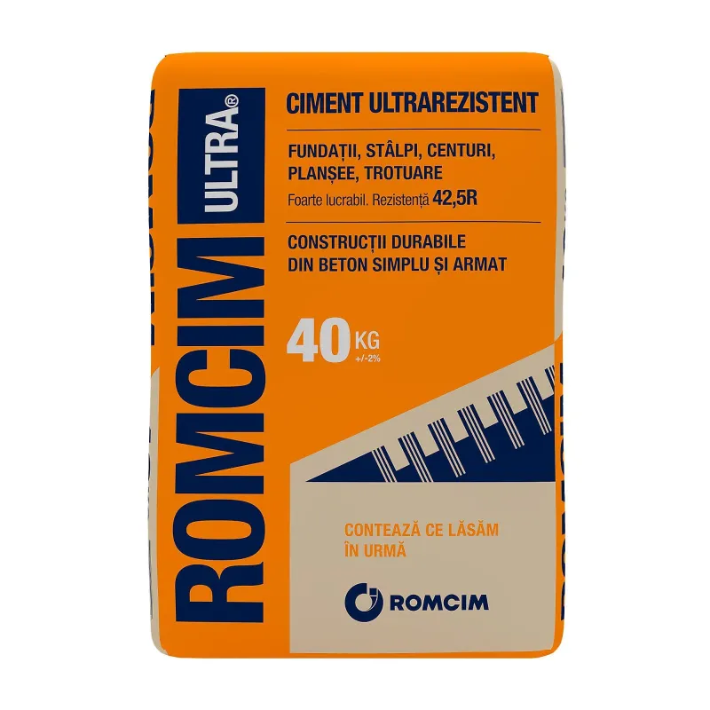 Imagine pentru Ciment ultrarezistent Romcim Ultra Portland, rezistenta 42.5R, 40 kg