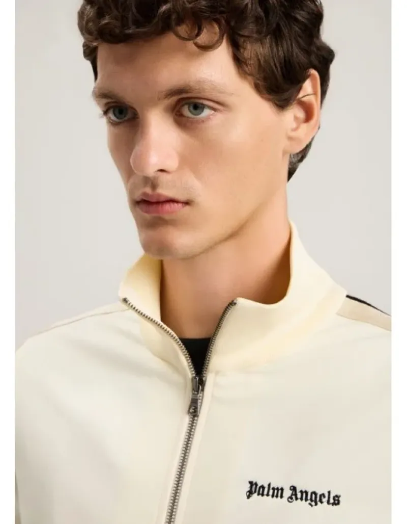 Imaginea numarul 5 reprezentatand Jachetă, Classic Logo Track Jacket, culoare crem, Palm Angels