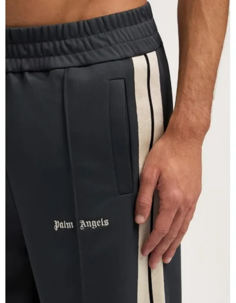 Imaginea numarul 2 reprezentatand Bermude, Classic Logo Track Shorts, culoare gri, Palm Angels