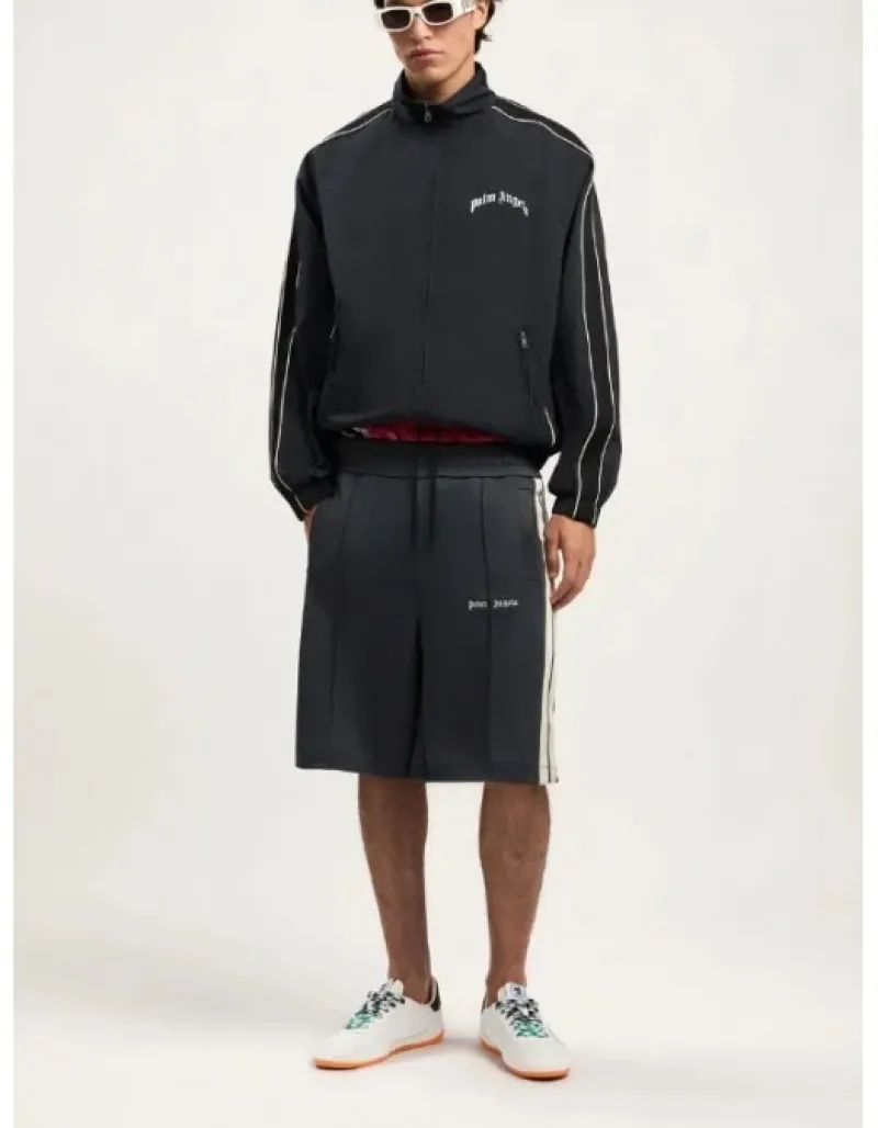 Imaginea numarul 6 reprezentatand Bermude, Classic Logo Track Shorts, culoare gri, Palm Angels