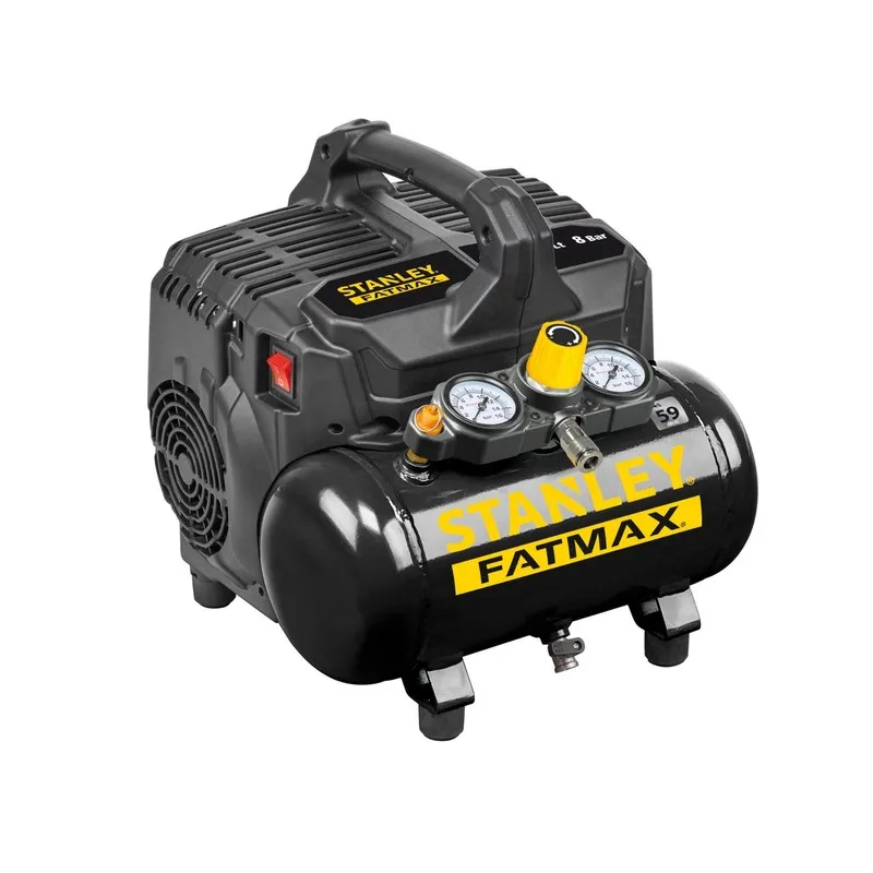 Imagine pentru Compresor aer silent DST 101/8/6, fără ulei, 750 W, Stanley
