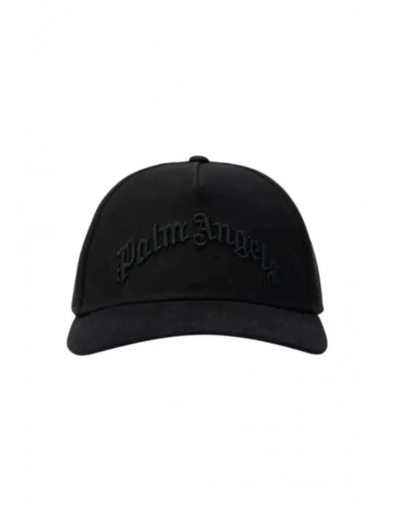 Imagine pentru Șapcă tip baseball cu logo brodat, culoare negru, Palm Angels