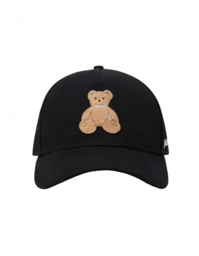 Imagine pentru Șapcă cu urs brodat, culoare negru, Palm Angels