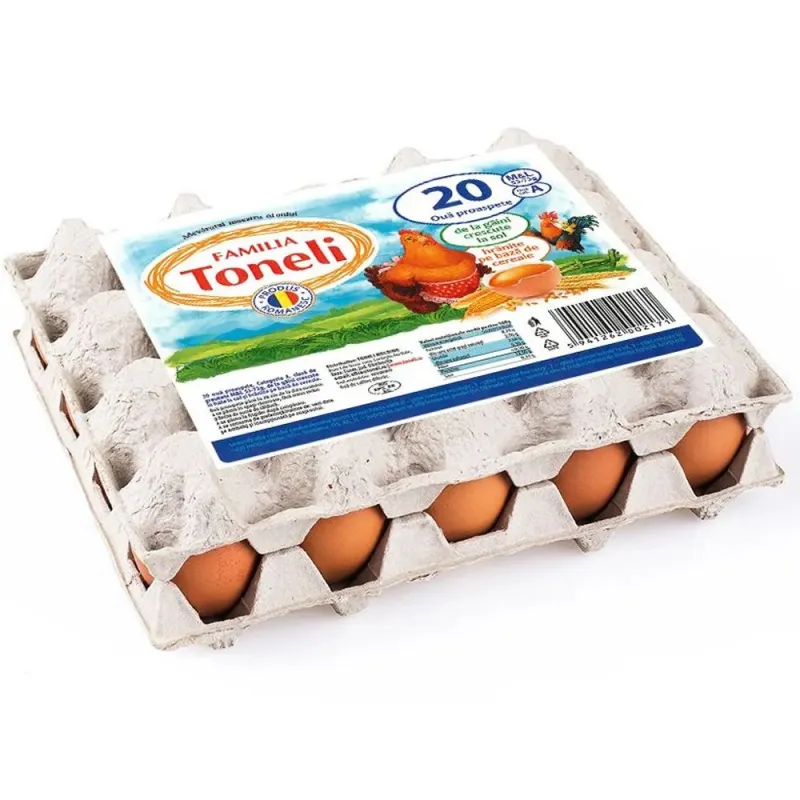Imaginea numarul 3 reprezentatand Ouă de găină Toneli, mărimea M/L, cod 1, 20 bucăți