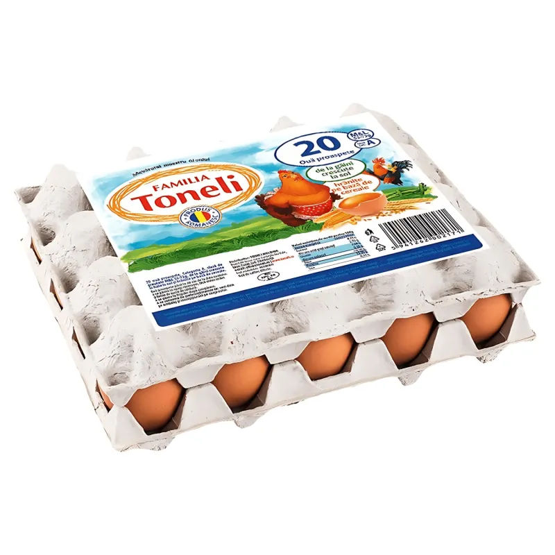 Imaginea numarul 4 reprezentatand Ouă de găină Toneli, mărimea M/L, cod 1, 20 bucăți